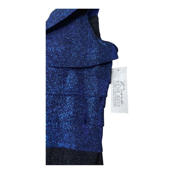 NWT RENE RUIZ DRESS 12 COCKTAIL PARTY MOTHER OF THE BRIDE WEDDING GUEST GLITTER - Picture 8 of 8